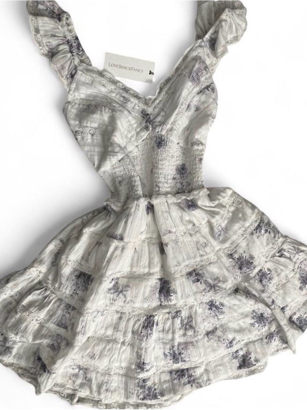 LoveShackFancy Finny floral mini dress